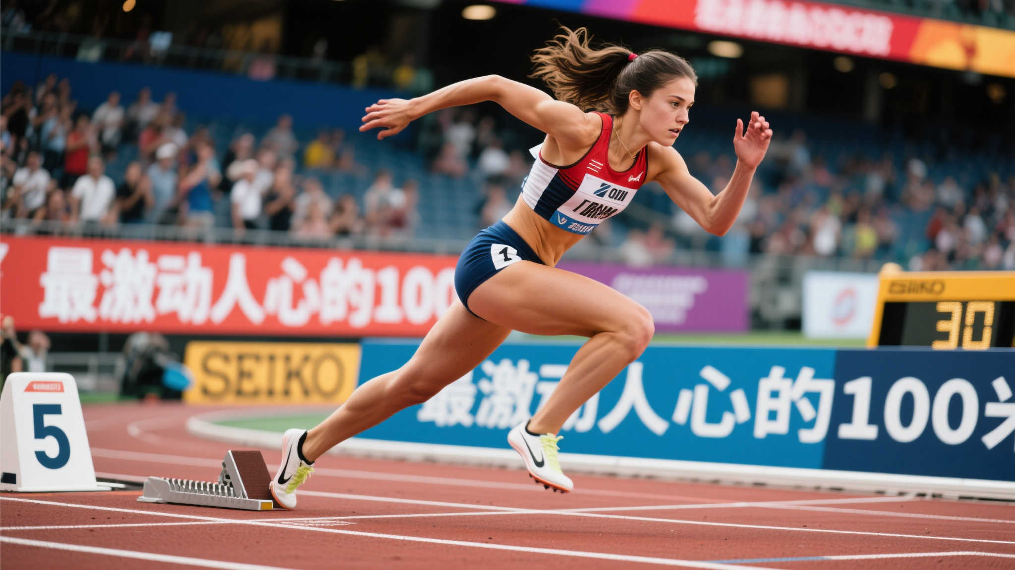 破风冲刺！17岁中国少女最后百米上演惊天逆转